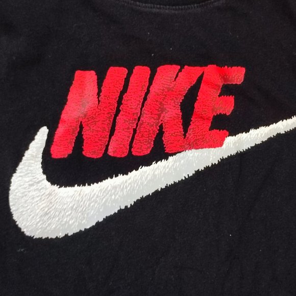 Nike T-shirt black with printed graphic design men's size M - Picture 3 of 5